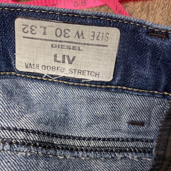 Diesel Liv Jeans wash 008FC Stretch - Picture 9 of 12